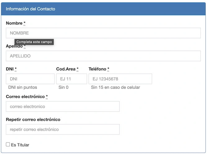 PEDIR TURNO VTV BELEN DE ESCOBAR PASO 2